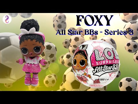 LOL Surprise All Stars Series 3 Soccer Collection FOXY! 360 Doll Showcase