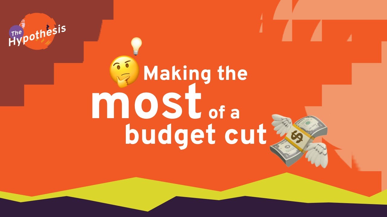 We can do better at marketing budget cuts