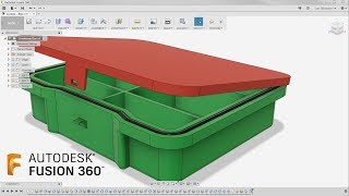 Hinges & Plastic Latch — Fusion 360 Tutorial — #LarsLive 141