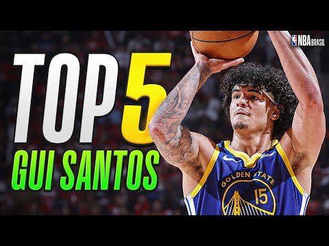 GUI SANTOS: Great performances by the Brazilian player for the WARRIORS in the NBA 🇧🇷
