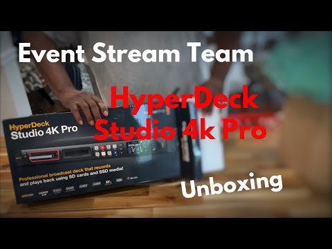 Blackmagic Hyperdeck 4k Pro Unboxing