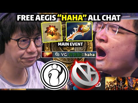 IG vs VG Game 1 - "HAHA" ALL CHAT FREE AEGIS!! TI10 MAIN EVENT DOTA 2 HIGHLIGHTS