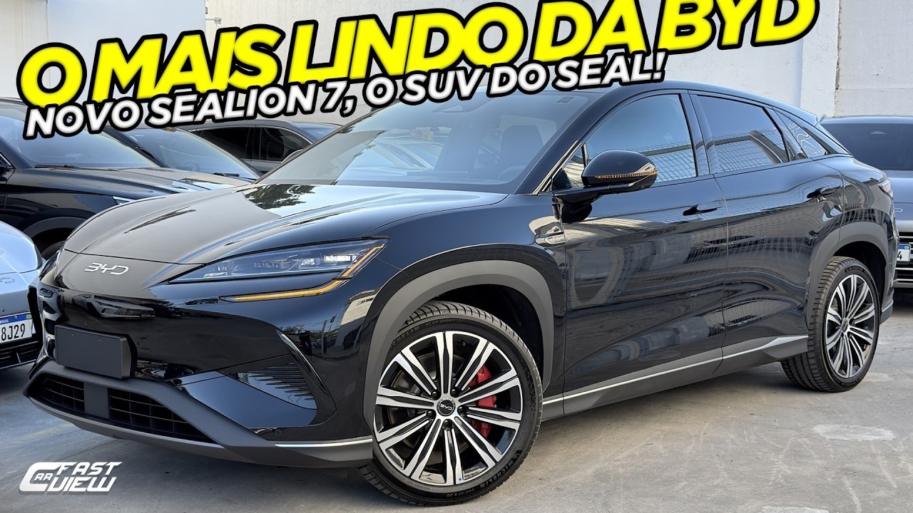 NOVO BYD SEALION 7 2027 DESIGN INCRÍVEL, 531 CV E ESPAÇO ABSURDO SUPERA QUALQUER ALEMÃO NESSE PREÇO?