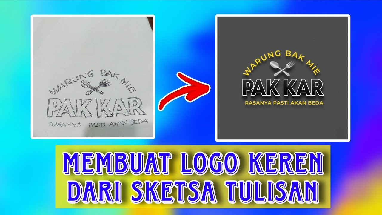 Cara Membuat Logo Profesional Dari Gambar Sketsa Menggunakan Ai