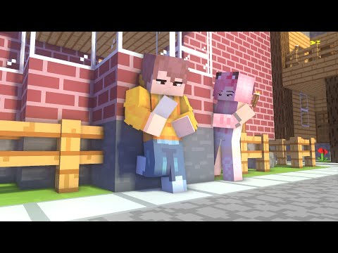 COUPLE GLIMPSE ME TOO FIRST MEET APHMAU FRIENDS NOI AND KC - MINECRAFT ANIMATION #shorts