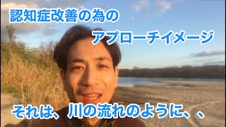 認知症改善の為のアプローチイメージ、それは川の流れのように…