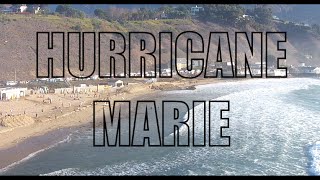 Hurricane Marie by Drone at Surfrider Beach, Malibu 08/27/14