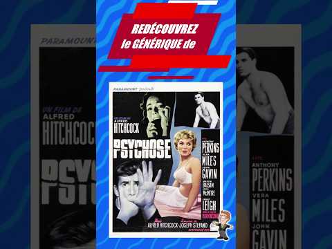 Ce générique légendaire : Psychose (1960) d’Alfred Hitchcock avec Perkins ? #Generique #Cine #Shorts