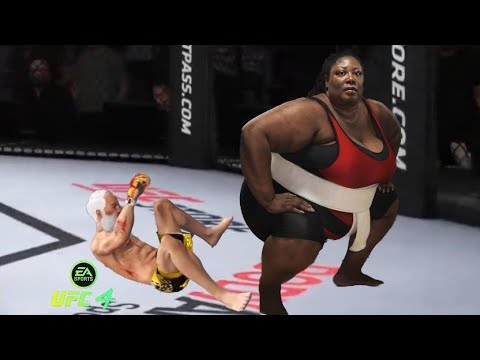 UFC4 | Old Bruce Lee vs Lady Black Sumo