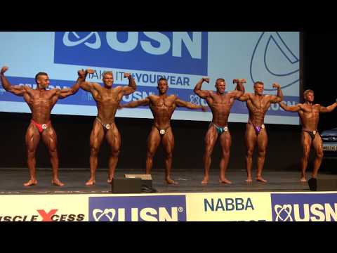 3rd Callout - Prejudging - Men Junior - USN NABBA Universe 2017