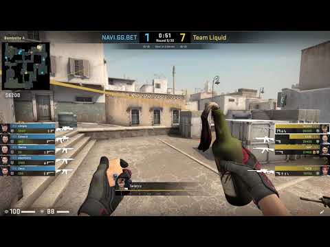 CS:GO POV Demo Liquid Twistzz (18/8) vs Na'Vi (de_dust2)