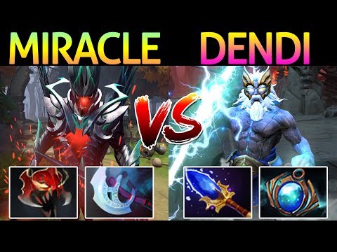 Miracle- Terrorblade VS Dendi Zeus | New Boss VS Old Boss 7.13 Dota 2