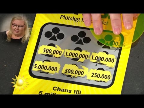 Hon skrapar fram storvinst åt farmor - Nyhetsmorgon (TV4)