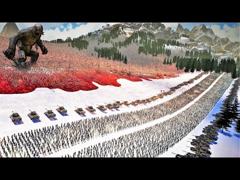 SWAT TEAM vs 3,000,000 ZOMBIES & GIANTS - Ultimate Epic Battle Simulator 2 UEBS 2