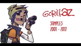 Samples used in the music of Gorillaz (2001-2017)