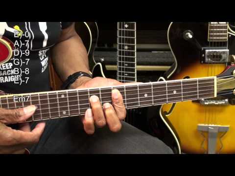 B.B. King The Thrill Is Gone Guitar Chord TABS 306 Tutorial Lesson @EricBlackmonGuitar