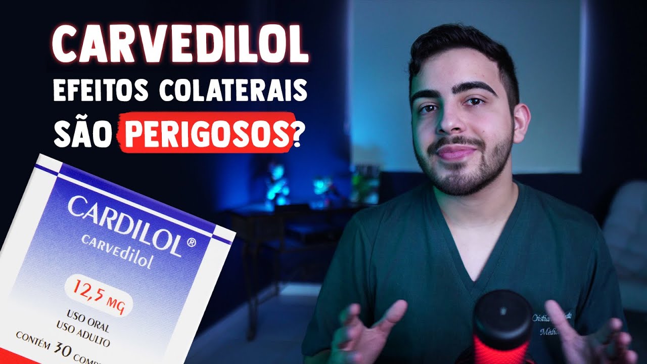 CARVEDILOL: Efeitos colaterais? O que faz no corpo? AUMENTA COLESTEROL? │ Remédio para Pressão Alta