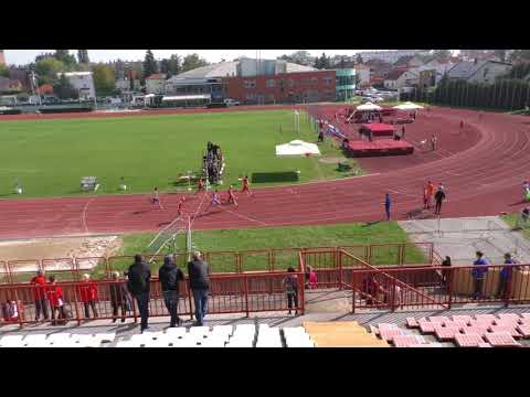 100m [M], 2 skupine, Luka Dubajić - Susret kadetskih reprezentacija 2017