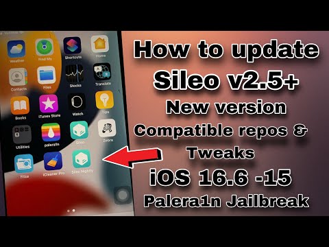 {How to update Sileo v2.5 + new version} for iOS 16.6 - iOS 15 (Palera1n & WinRa1n Jailbreak)