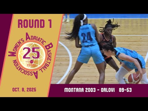 2025-26 WABA Round 1: Montana 2003-Orlovi 89-53 (08/10)