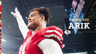 A Leader On and Off the Field. Thank You, Arik | 49ers