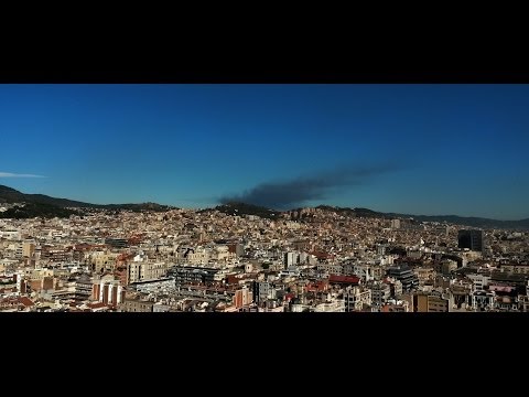 Columna de humo desde Barcelona