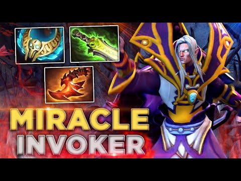 Miracle Carrying With New Meta Invoker Build - World's Best Invoker Dota 2