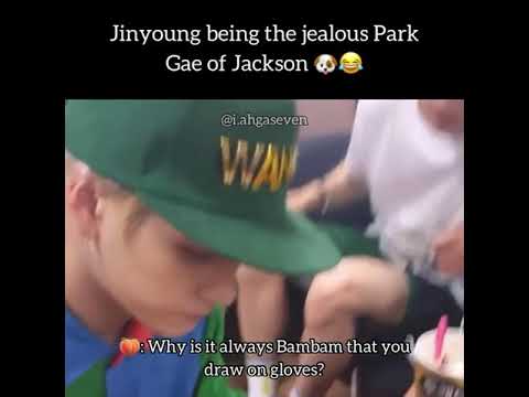 Jinyoung being jealous park gae of jackson