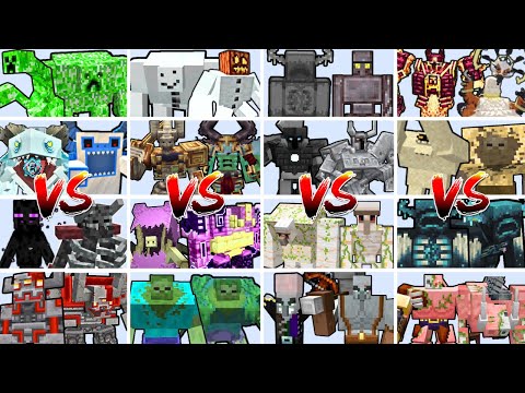 STRONGEST MOB BOSS ALLIANCE TOURNAMENT | Minecraft Mob Battle