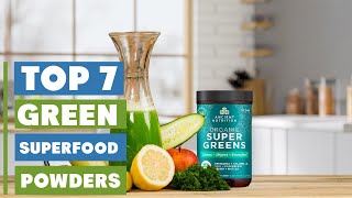 Best Green Superfood Powders for Energy & Health