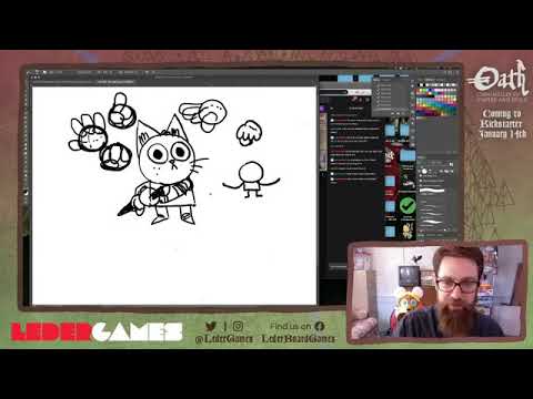 Kyle Ferrin Art Stream - Illustrating Root | 03/27/2020