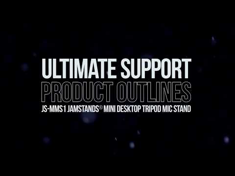 Ultimate Support Product Outlines - JS-MMS1 Mini Desktop Tripod Mic Stand