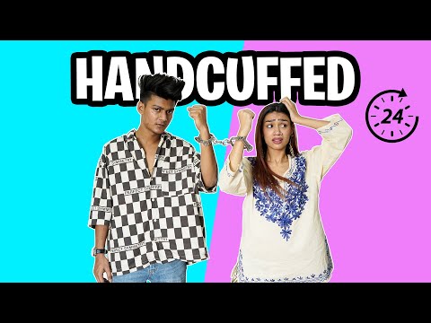 HANDCUFFED TO MY BEST FRIEND FOR 24 HOURS || AAYU VLOGS