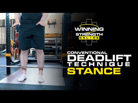 Conventional Deadlift Technique | Stance