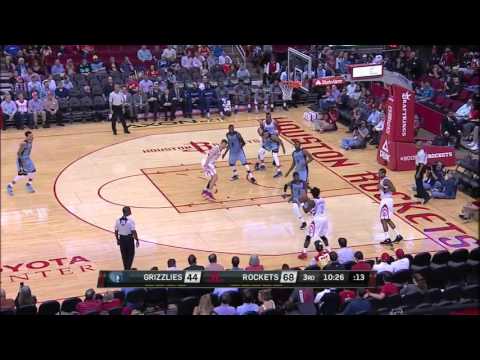 Donatas Motiejunas vs Memphis Grizzlies 14.03.2016 (18Pts)