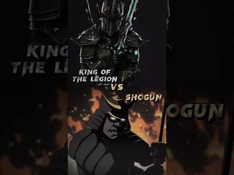 King of The Legion VS Shogun 🔥 Shadow Fight 🥷 @tusker1one