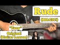 Rude - MAGIC! | Guitar Lesson | Easy Chords | (Acoustic)