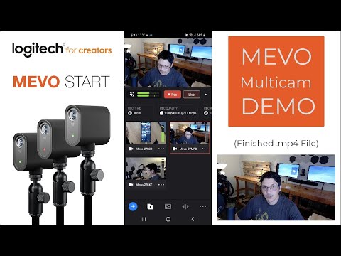 Logitech for Creators MEVO Start 3-Pack - Unboxing, Multicam App Setup & Recording Demo