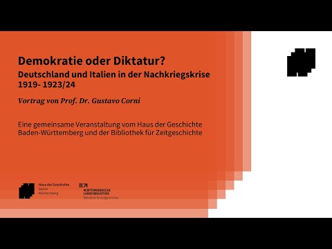 Demokratie oder Diktatur? Deutschland und Italien in der Nachkriegskrise 1919- 1923/24