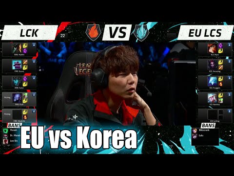 LCK vs EU LCS | Day 3 LoL All-Stars 2015 in Los Angeles | Europe vs Korea Allstar