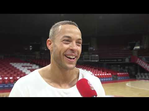Return to the BBL | Bachelor Andrej Mangold interviewed at the Audi Dome | FC Bayern Basketball