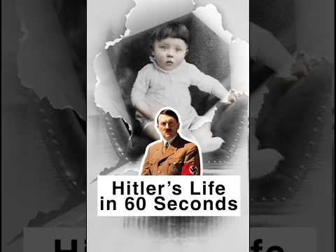 Adolf Hitler Biography  in 1 Minute | The Dark Truth Revealed #adolfhitler