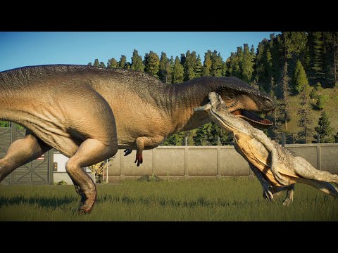 Epic Dino Battle Royale: Indoraptor vs Carnotaurus I-Rex & Suchomimus! 🦖🔥 Jurassic World Evolution 2