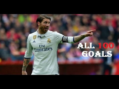 Sergio Ramos all 100 Goals with Real Madrid 2005-2020 - HD
