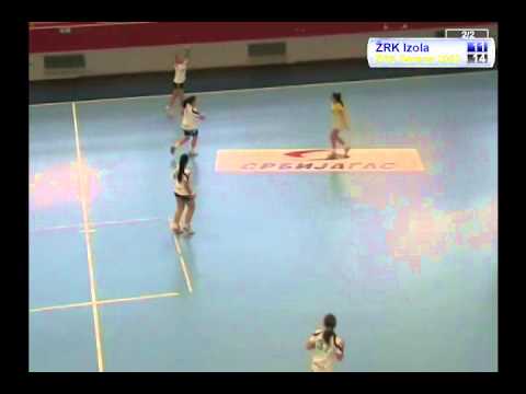 02.05.14. ŽRK Izola - ŽRK Berane 2003 2 poluvreme