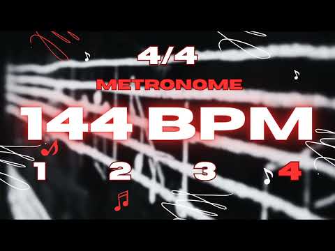 144 BPM - 4/4 Metronome