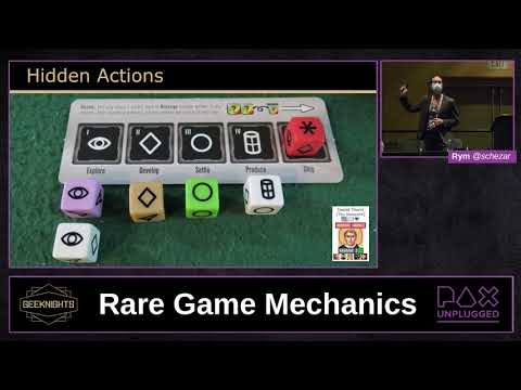 Rare Game Mechanics -- PAX Unplugged 2021