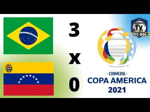 Melhores momentos Brasil 3 x 0 Venezuela - Copa América 2021 - MARQUINHOS, NEYMAR E GABIGOL marcaram