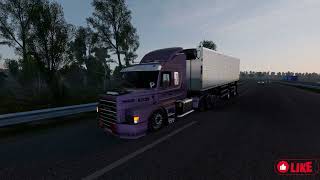 ATRASADO NAS ENTREGAS !! Sai da Frente kkk TOH empurrando !!! EURO TRUCK SIMULATOR 2