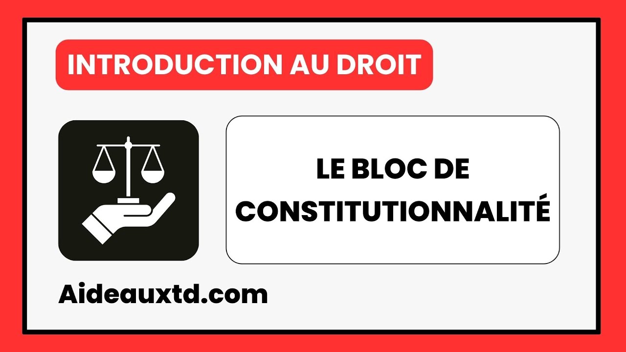 Le Bloc De Constitutionnalité